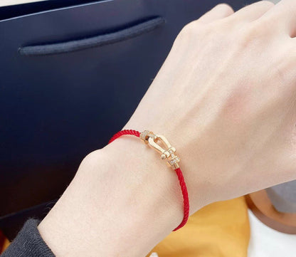 [CiCi]FORCE 10 HALF DIAMOND PINK GOLD RED CORDERI LARGE AND MEDIUM MODEL