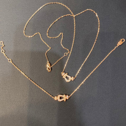 [CiCi]FORCE 10 DIAMOND PINK GOLD NECKLACE MINI MODEL