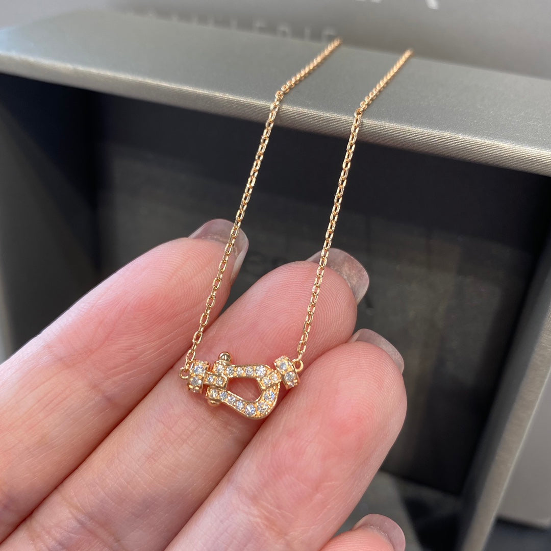 [CiCi]FORCE 10 DIAMOND PINK GOLD NECKLACE MINI MODEL