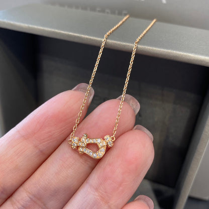 [CiCi]FORCE 10 DIAMOND PINK GOLD NECKLACE MINI MODEL