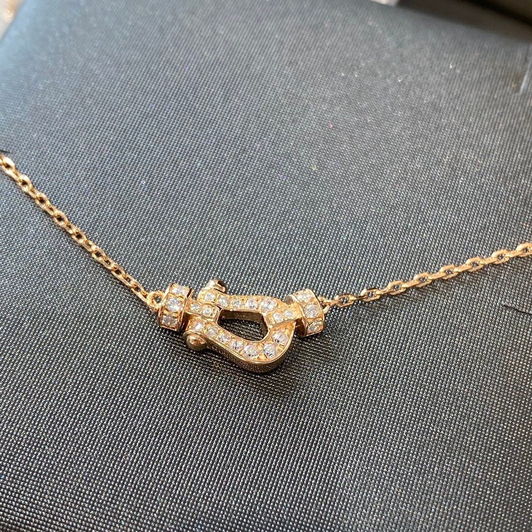 [CiCi]FORCE 10 DIAMOND PINK GOLD NECKLACE MINI MODEL