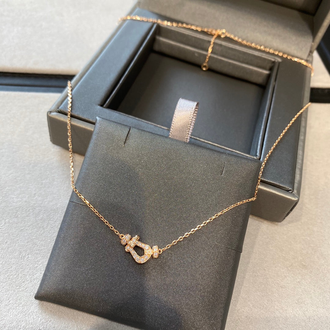 [CiCi]FORCE 10 DIAMOND PINK GOLD NECKLACE MINI MODEL