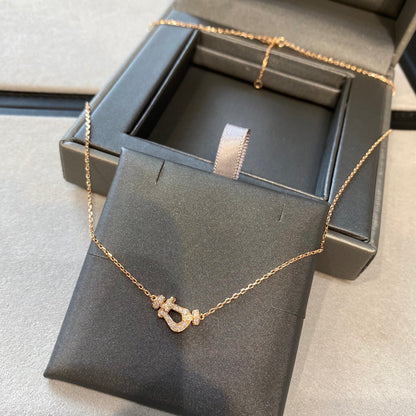 [CiCi]FORCE 10 DIAMOND PINK GOLD NECKLACE MINI MODEL