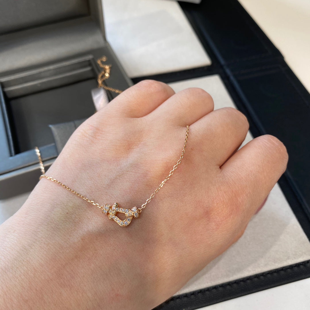 [CiCi]FORCE 10 DIAMOND PINK GOLD NECKLACE MINI MODEL