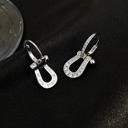[CiCi]FORCE 10 FULL DIAMOND DROP EARRINGS MEDIUM MODEL