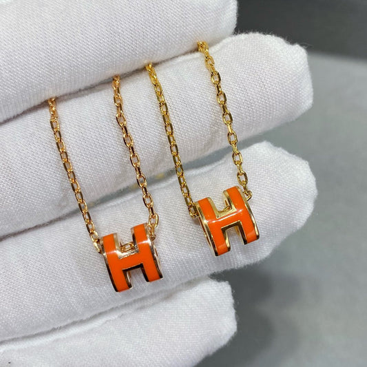 [CiCi]MINI POP H NECKLACE