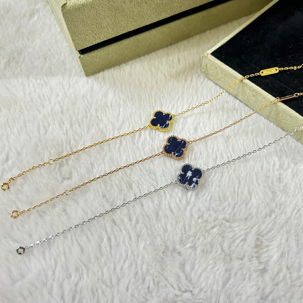 [CiCi]CLOVER 1 MOTIF PIETERSITE BRACELET