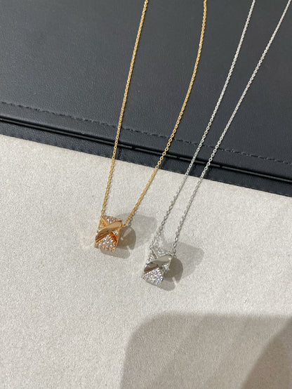 [CiCi]LIENS EVIDENCE DIAMOND PAVED NECKLACE