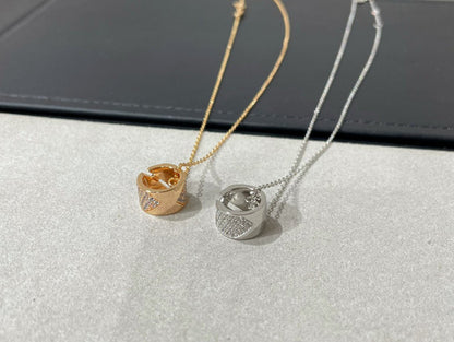 [CiCi]LIENS EVIDENCE DIAMOND PAVED NECKLACE