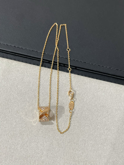 [CiCi]LIENS EVIDENCE DIAMOND PAVED NECKLACE