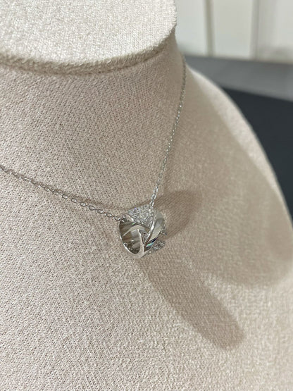[CiCi]LIENS EVIDENCE DIAMOND PAVED NECKLACE