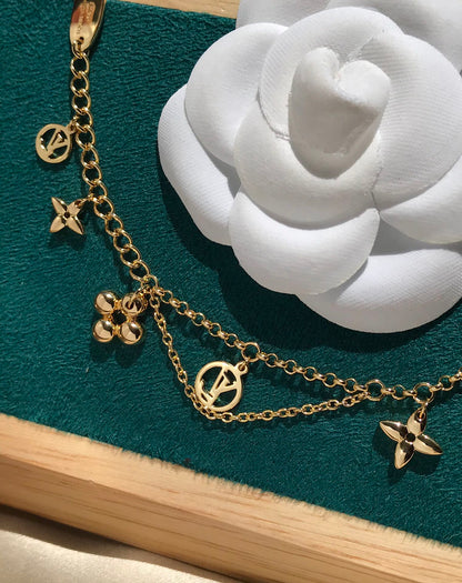 [CiCi]BLOOMING PINK GOLD MOP BRACELET