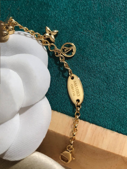 [CiCi]BLOOMING PINK GOLD MOP BRACELET