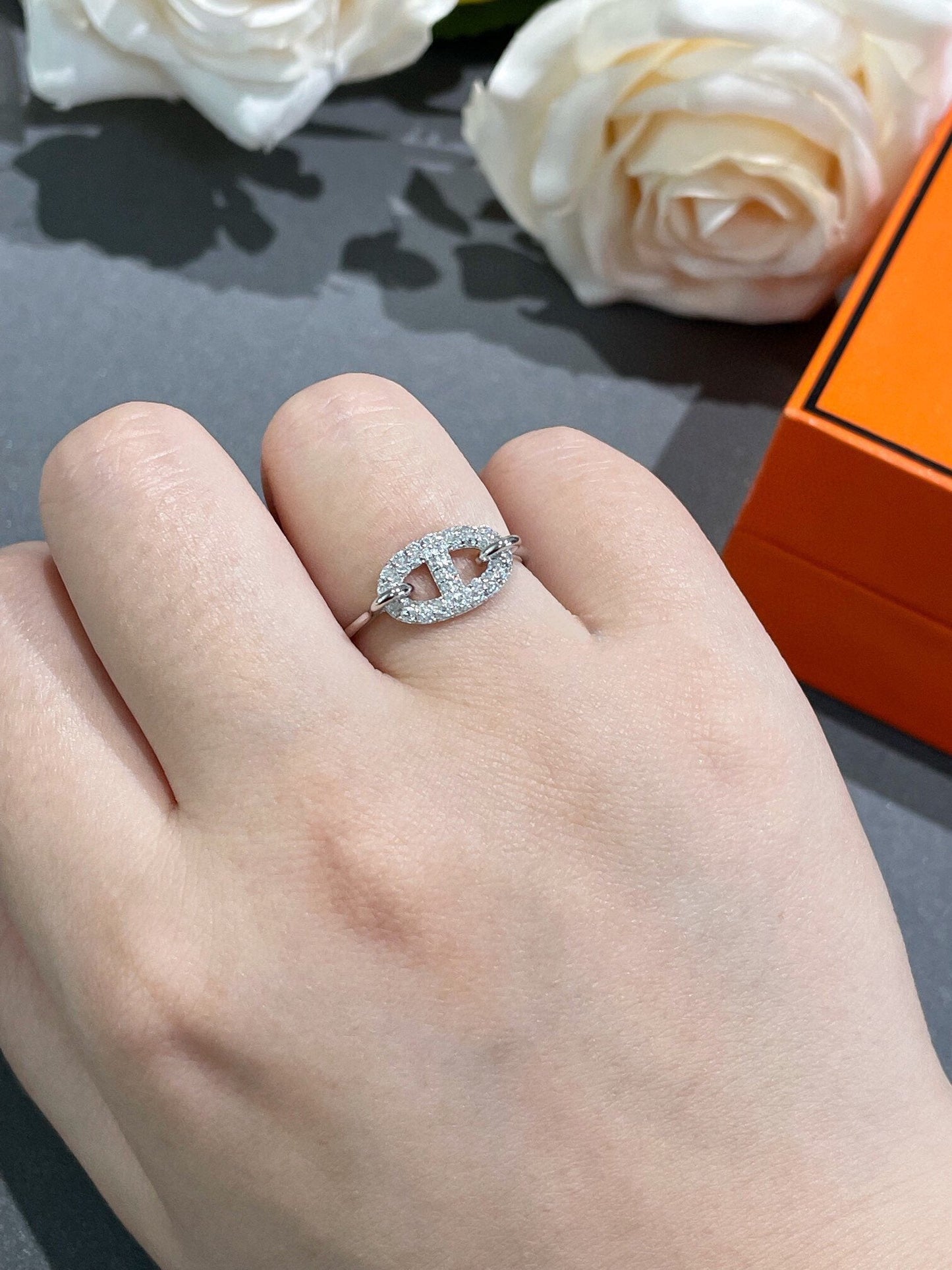 [CiCi]RONDE SMALL DIAMOND RING
