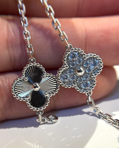 [CiCi] CLOVER 5 MOTIF LASER BRACELET COLLECTION