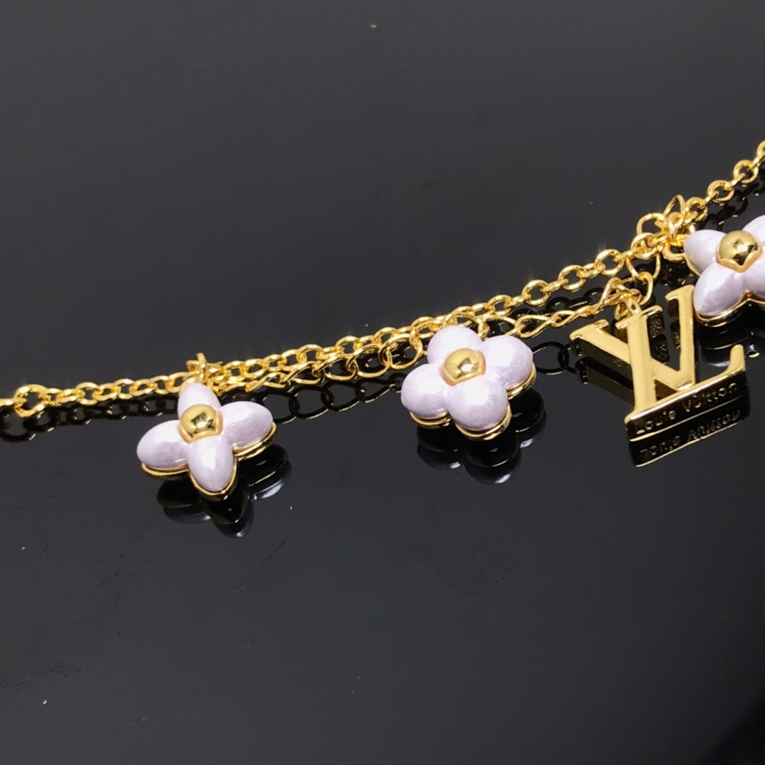 [CiCi]LOGO 6 MOTIF STAR AND SUN GOLD BRACELET