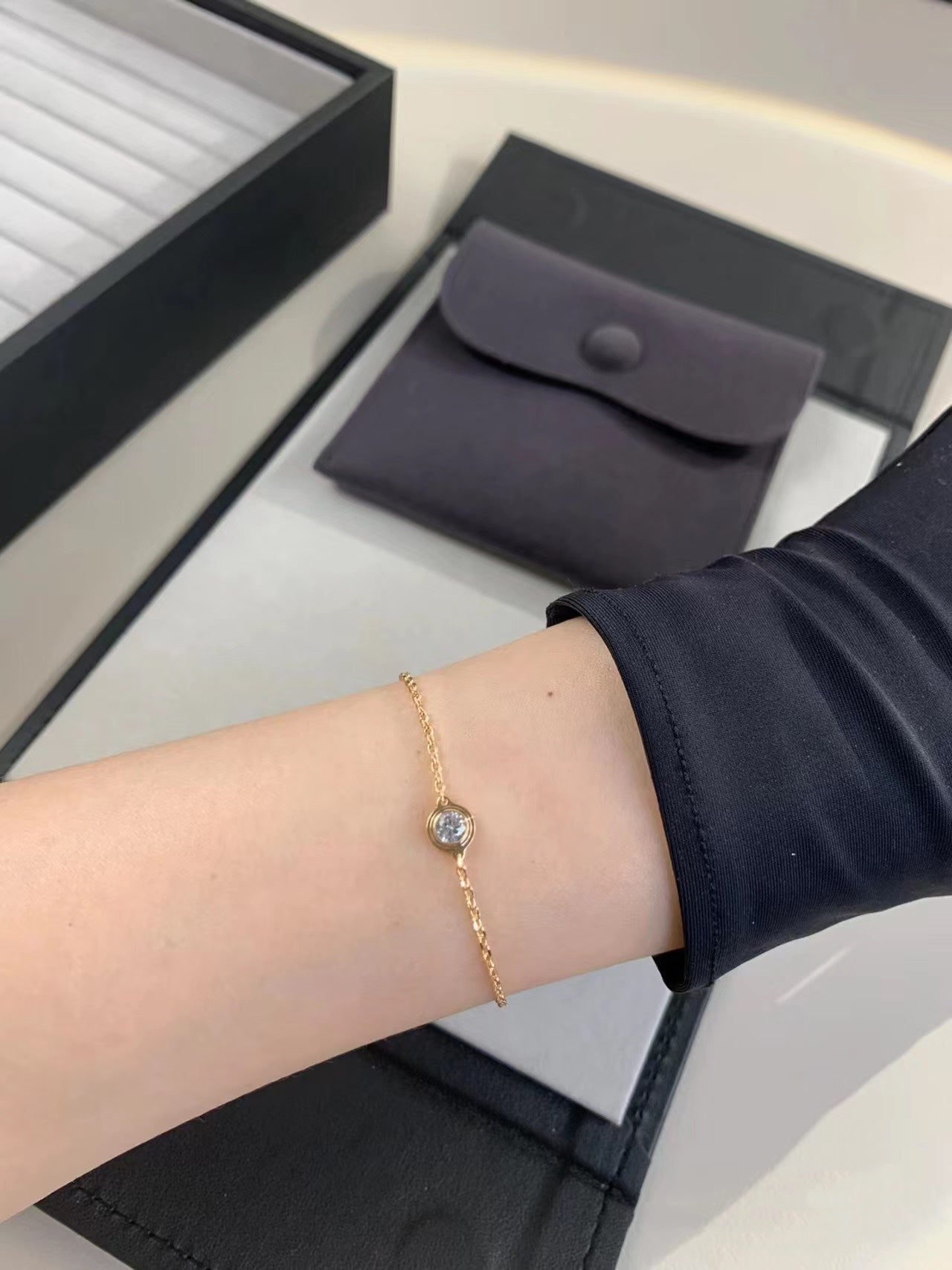 [CiCi]DAMOUR DIAMOND LINK BRACELET