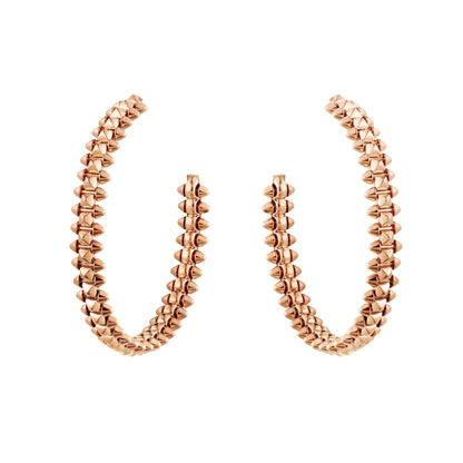 [CiCi]CLASH LARGE HOOP EARRINGS