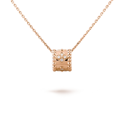 [CiCi]PERLEE PEDANT NECKLACE GOLD / ROSE GOLD