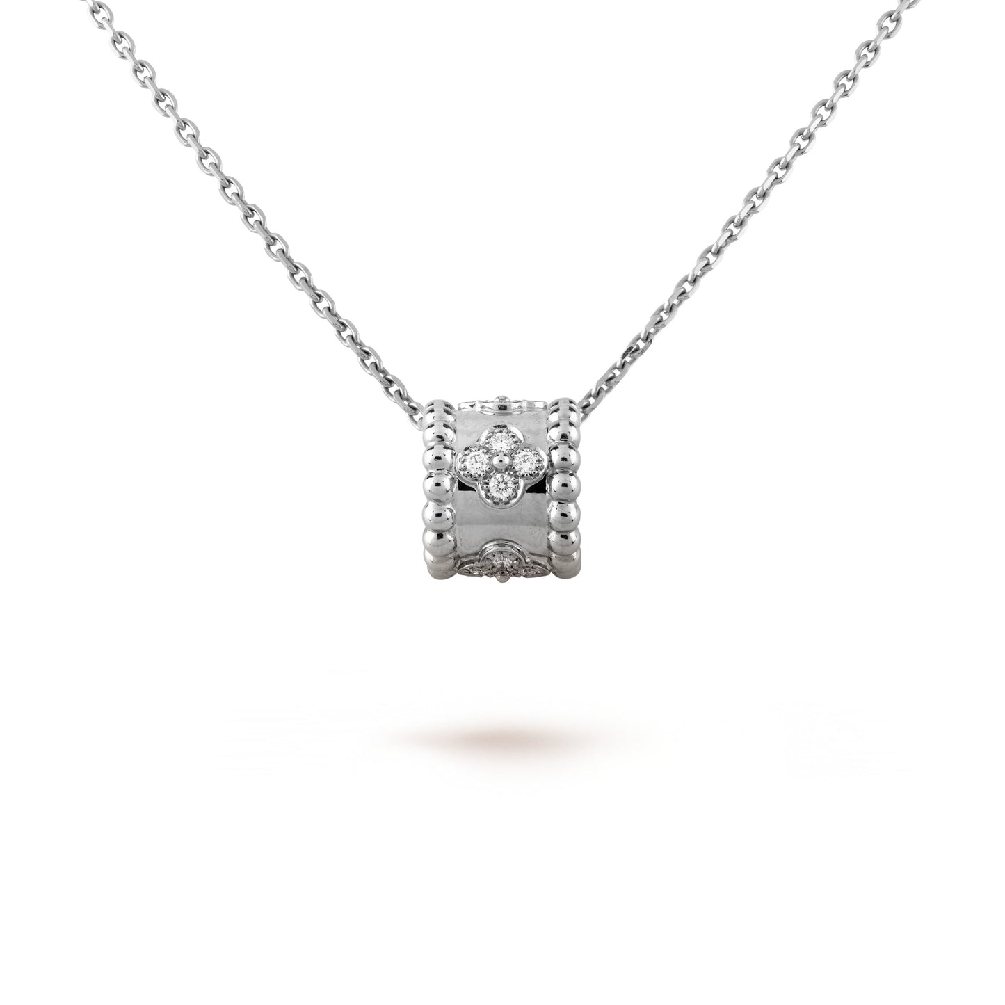 [CiCi]PERLEE ANHÄNGER SILBERNE DIAMANTENHALSKETTE