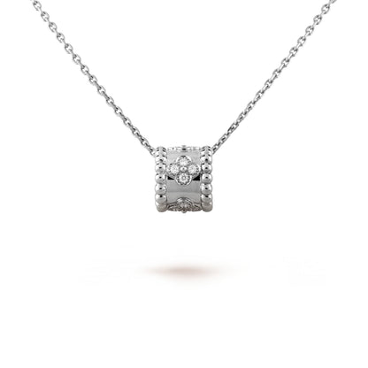 [CiCi]PERLEE ANHÄNGER SILBERNE DIAMANTENHALSKETTE