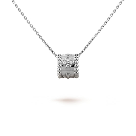 [CiCi]PERLEE PEDANT SIVLER DIAMOND NECKLACE