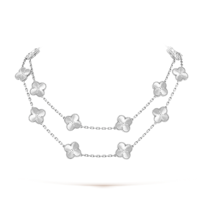 [CiCi]CLOVER 20 MOTIFS  LASER SILVER