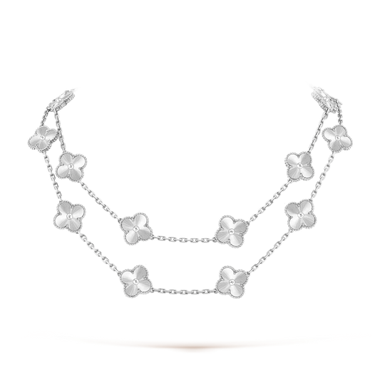 [CiCi]CLOVER 20 MOTIFS  LASER SILVER