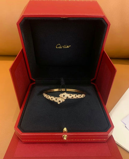 [CiCi]Cheetah Collection Großes Diamantarmband