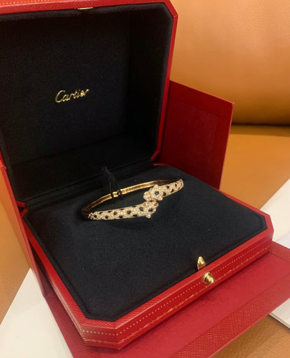 [CiCi]Cheetah Collection Großes Diamantarmband