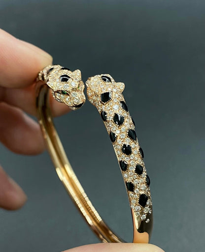 [CiCi]Cheetah Collection Großes Diamantarmband