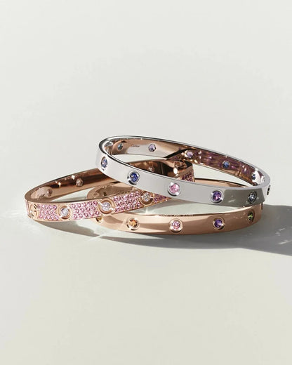Classic 6.1mm Love Bracelet 10-Diamond Full Pavé