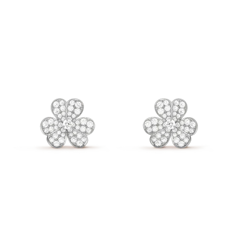 [CiCi]CLOVER COMOS DIAMOND EARRINGS SILVER