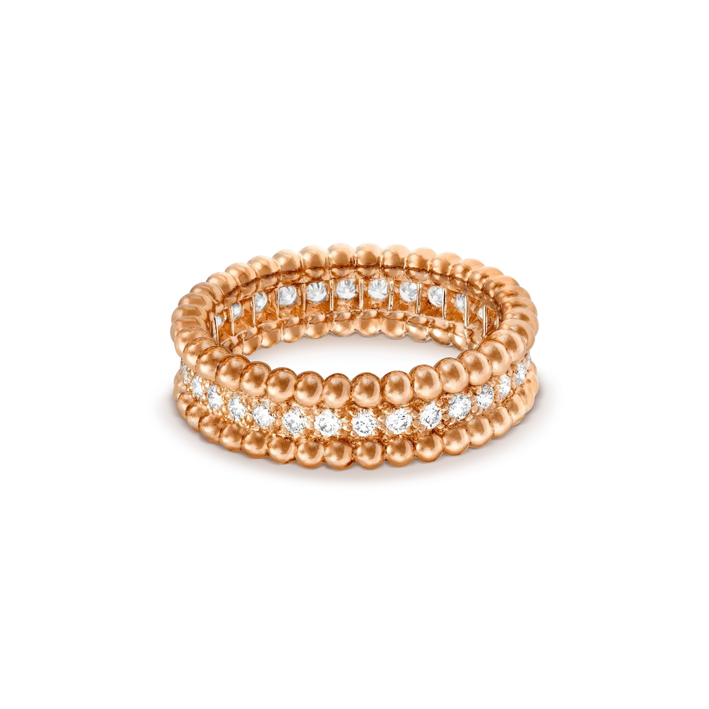 [CiCi]PERLEE DIAMOND ROSE GOLD RING