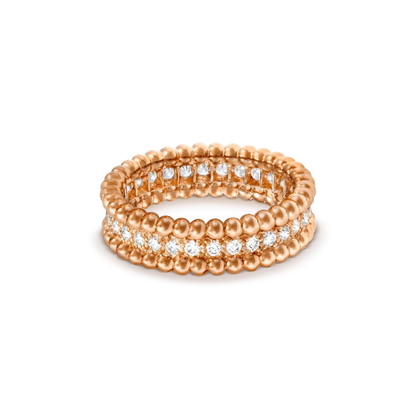 [CiCi]PERLEE DIAMOND ROSE GOLD RING