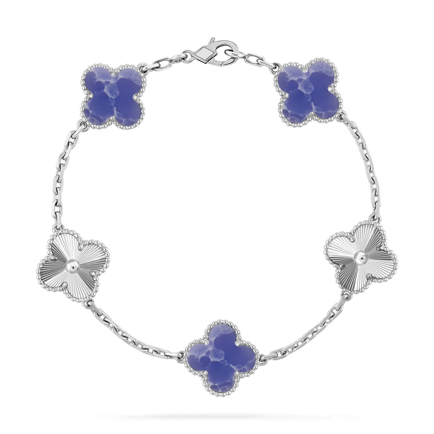 [CiCi]CLOVER 5 MOTIF BLUE VEINS BRACELET COLLECTION