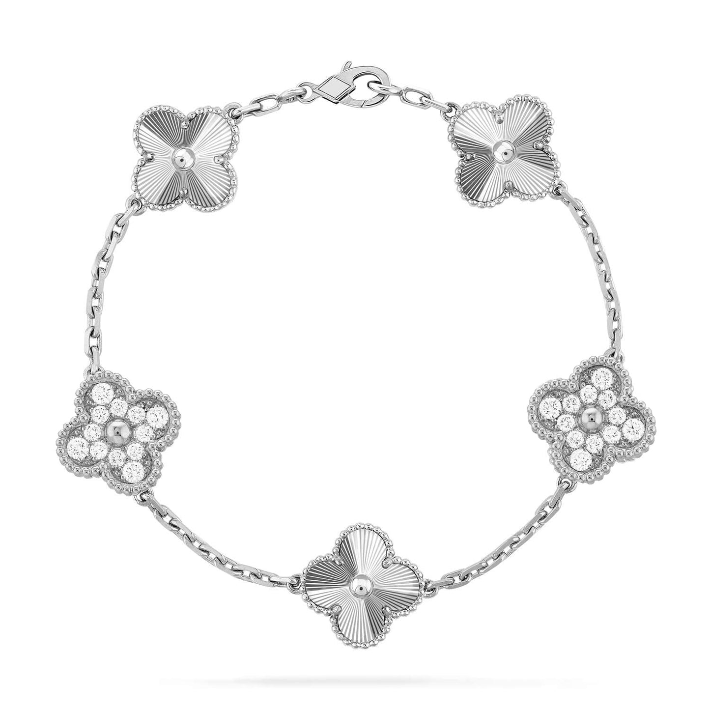 [CiCi] CLOVER 5 MOTIF LASER BRACELET COLLECTION