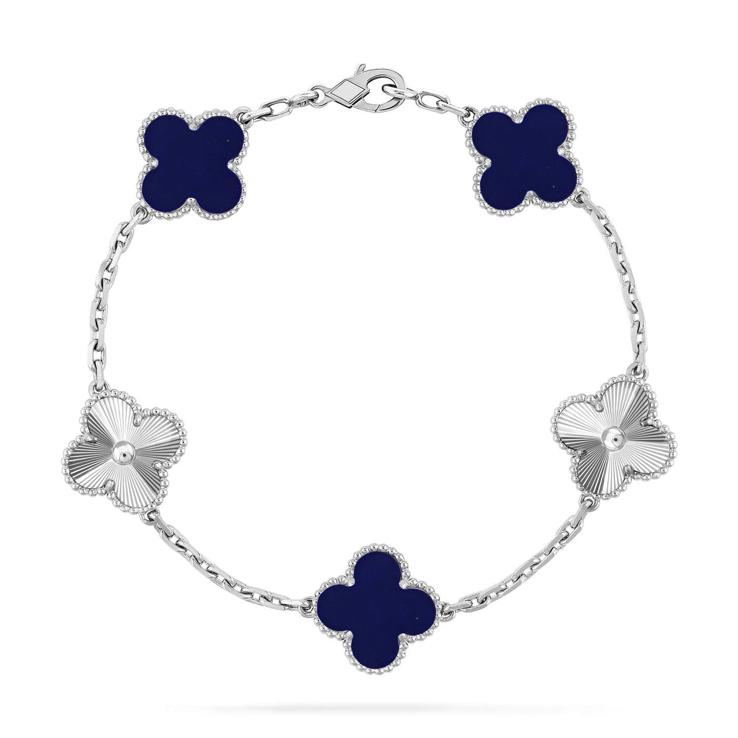 [CiCi]CLOVER 5 MOTIF LAPIS LAZULI BRACELET COLLECTION