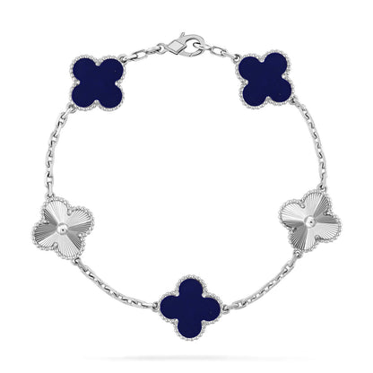 [CiCi]CLOVER 5 MOTIF LAPIS LAZULI BRACELET COLLECTION
