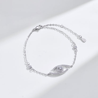 [CiCi]Lucky Eye Pave-Set Diamond Bracelet