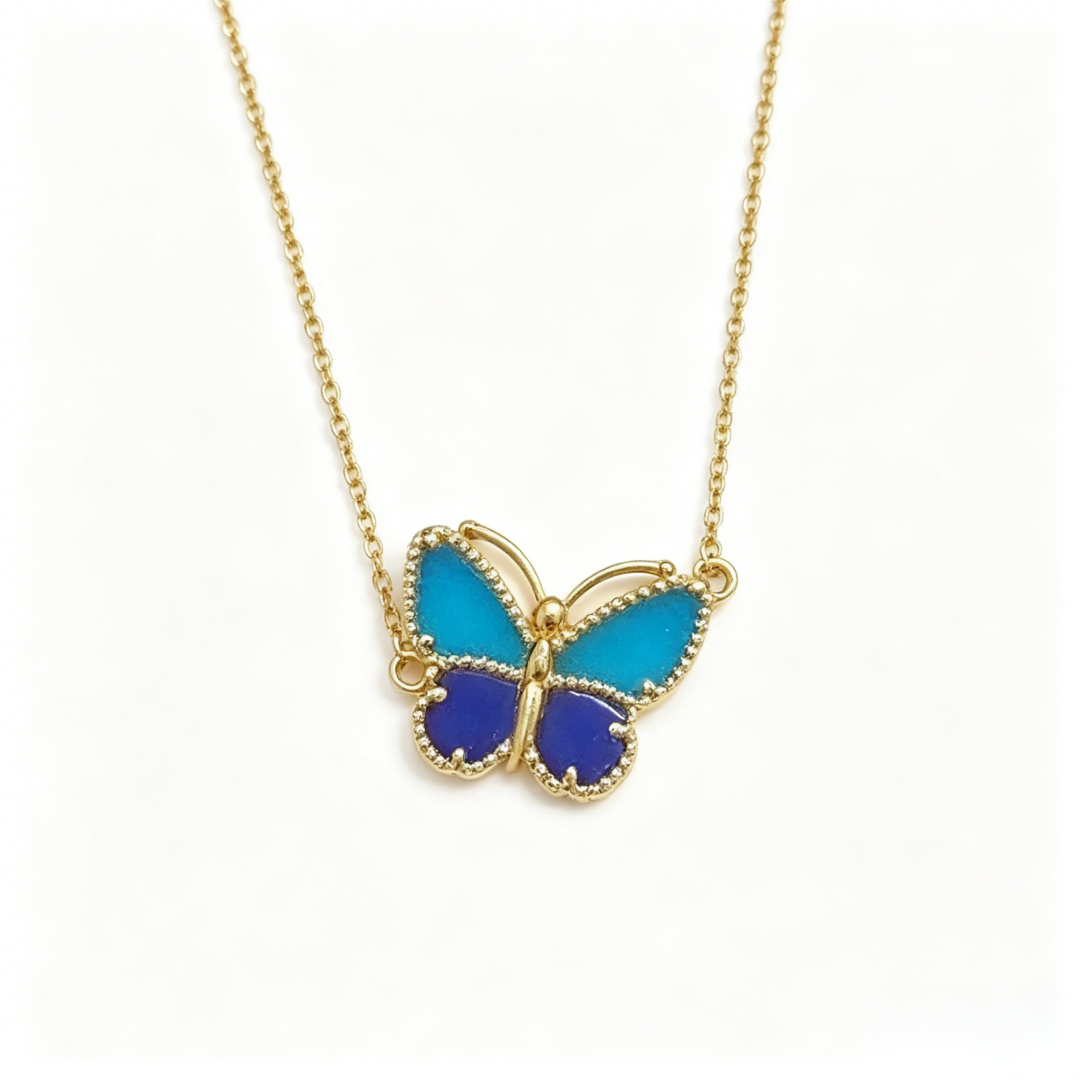 [CiCi] 2026 NEW LUCKY BUTTERFLY 1 MOTIFS NECKLACE