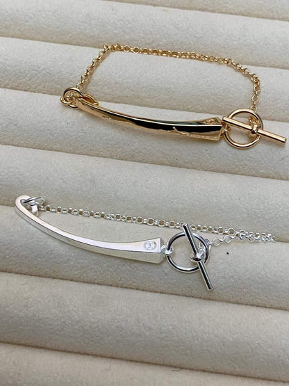 [CiCi]CLOU DE FORGE BRACELET WITH SQUARE CONE STUDS