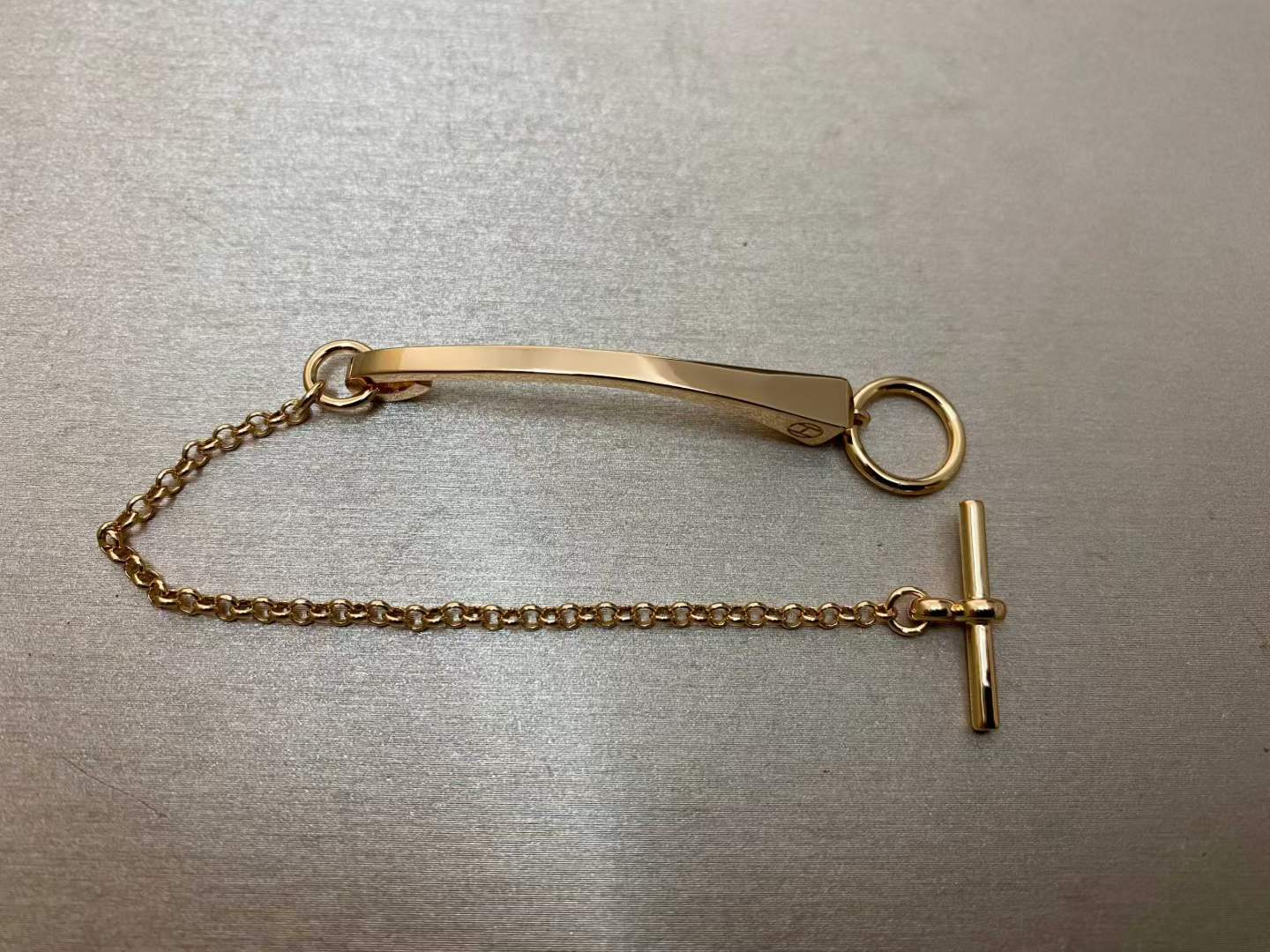 [CiCi]CLOU DE FORGE BRACELET WITH SQUARE CONE STUDS