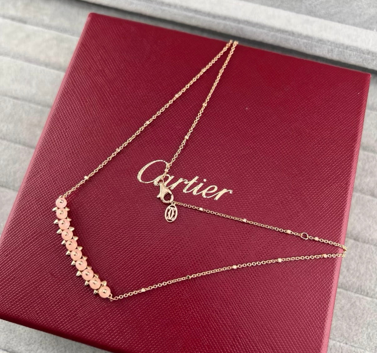 [CiCi]CLASH COLLECTION AGATE CHALCEDONY STUD NECKLACE