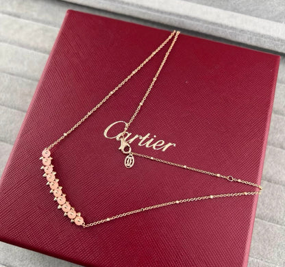 [CiCi]CLASH COLLECTION AGATE CHALCEDONY STUD NECKLACE