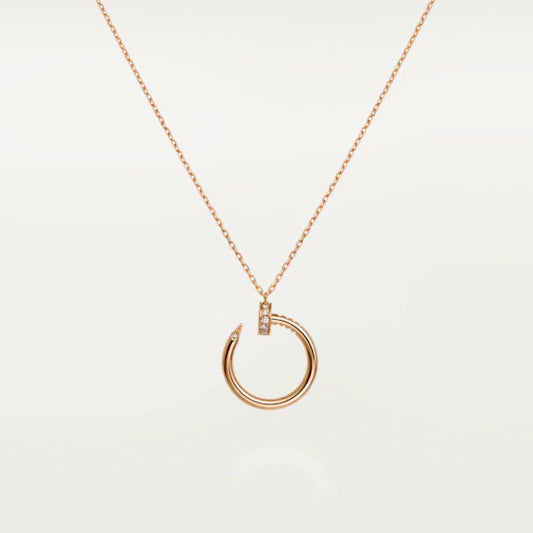 [CiCi]JUSTE NECKLACE PINK GOLD