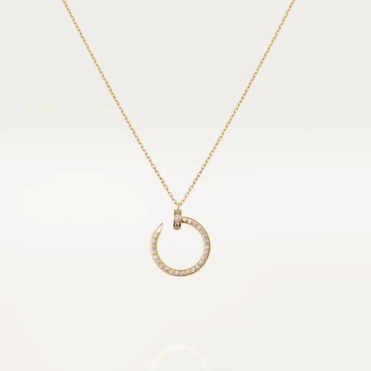 [CiCi]JUSTE NECKLACE GOLD DIAMONDS