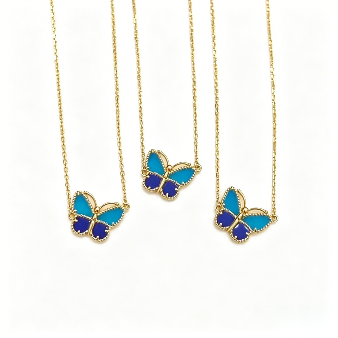 [CiCi] 2026 NEW LUCKY BUTTERFLY 1 MOTIFS NECKLACE
