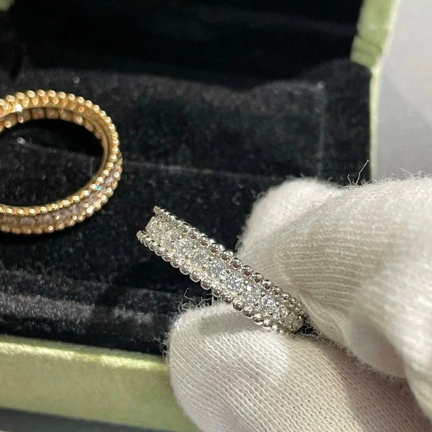 [CiCi]PERLEE DIAMOND SILVER RING