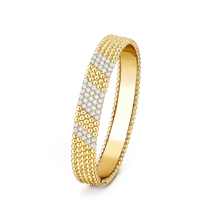 [CiCi]  FIVE-ROW DIAMOND BRACELET